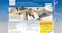 Desktop Screenshot of neurologie-genetique-chu-angers.fr